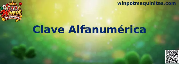 Clave Alfanumérica Winpot Maquinitas